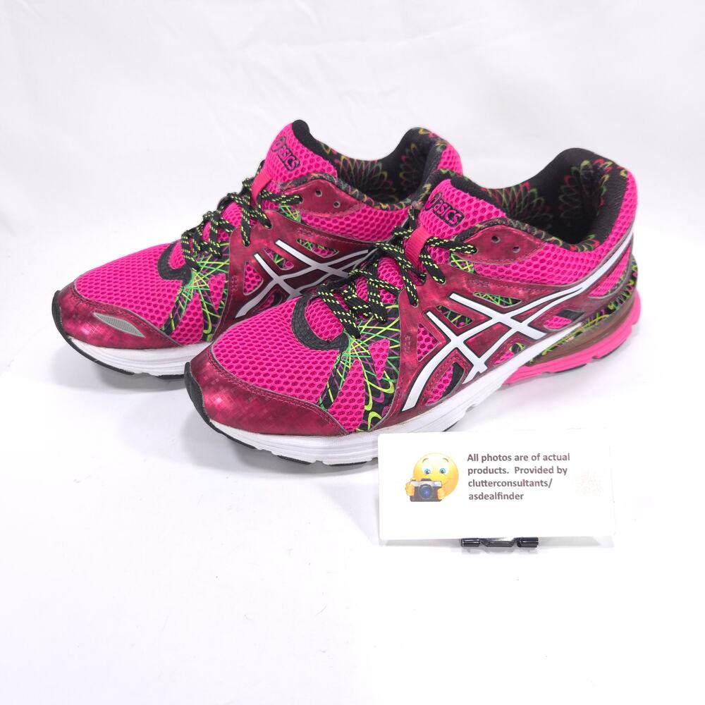 Asics Gel-Preleus Athletic Shoes Womens Size 8 T480N Pink Black White